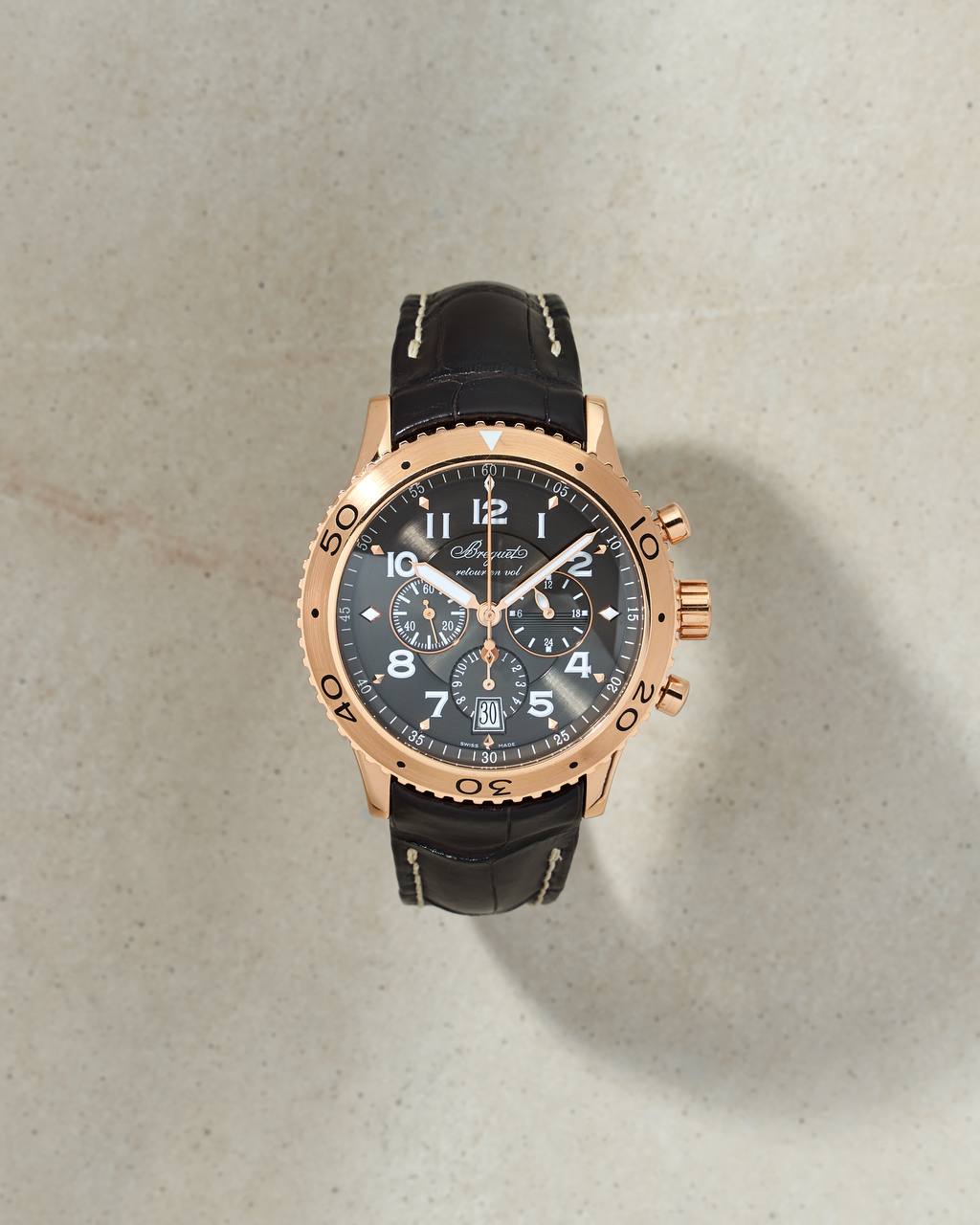Breguet Transatlantique Type XXI Flyback Chronograph 3810 Rose Gold