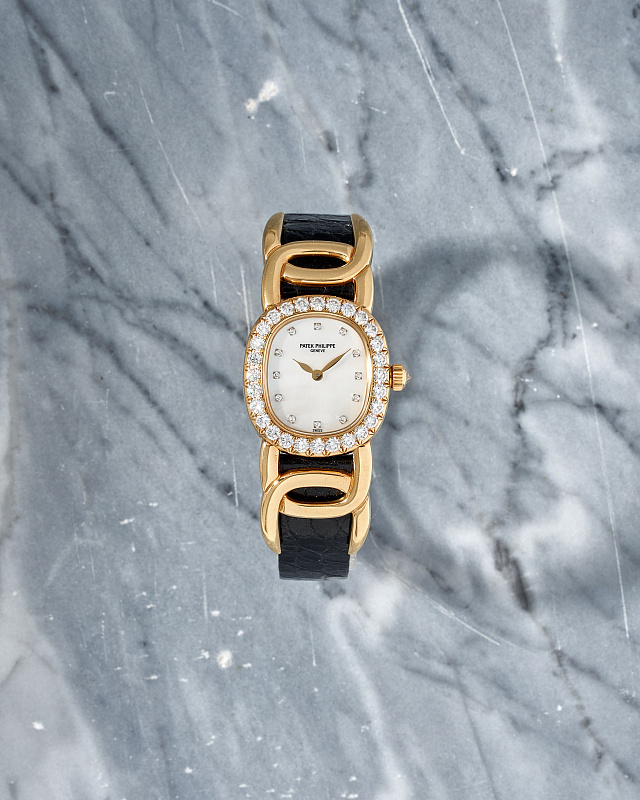 Patek Philippe Golden Ellipse MoP Diamond Dial 4931