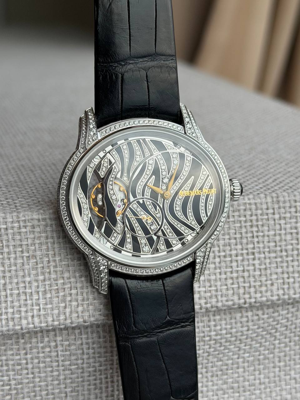 Audemars Piguet Millenary Zebra 77249 White Gold
