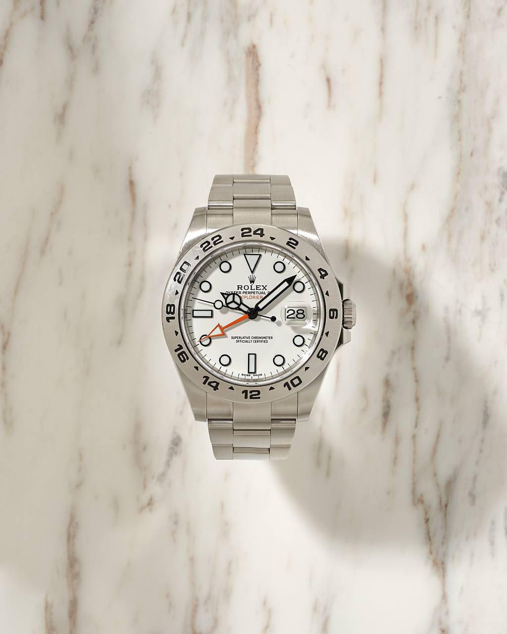 Rolex Explorer II 42mm White Dial 216570