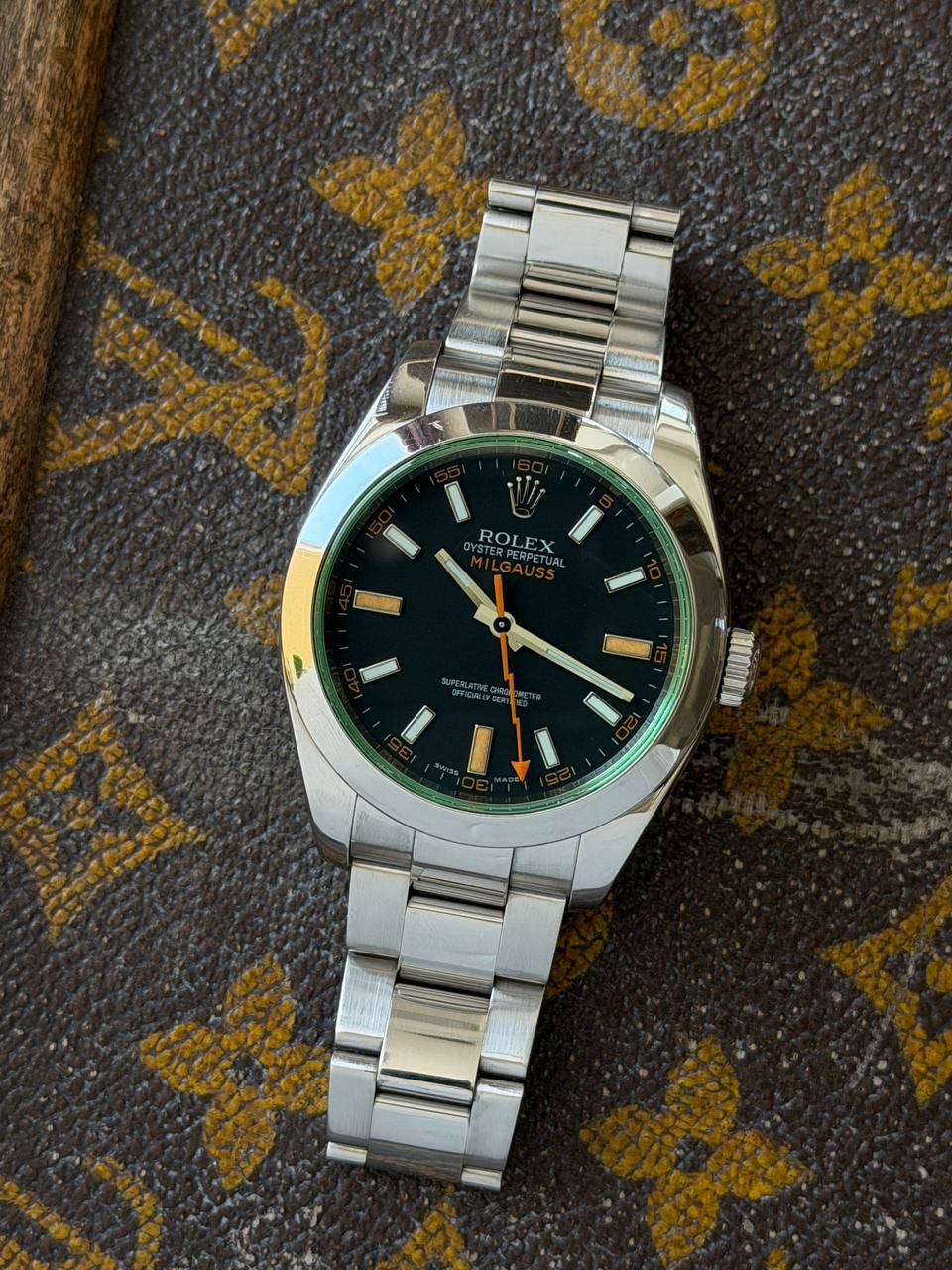 Rolex Milgauss 40mm Green Sapphire V Series 116400