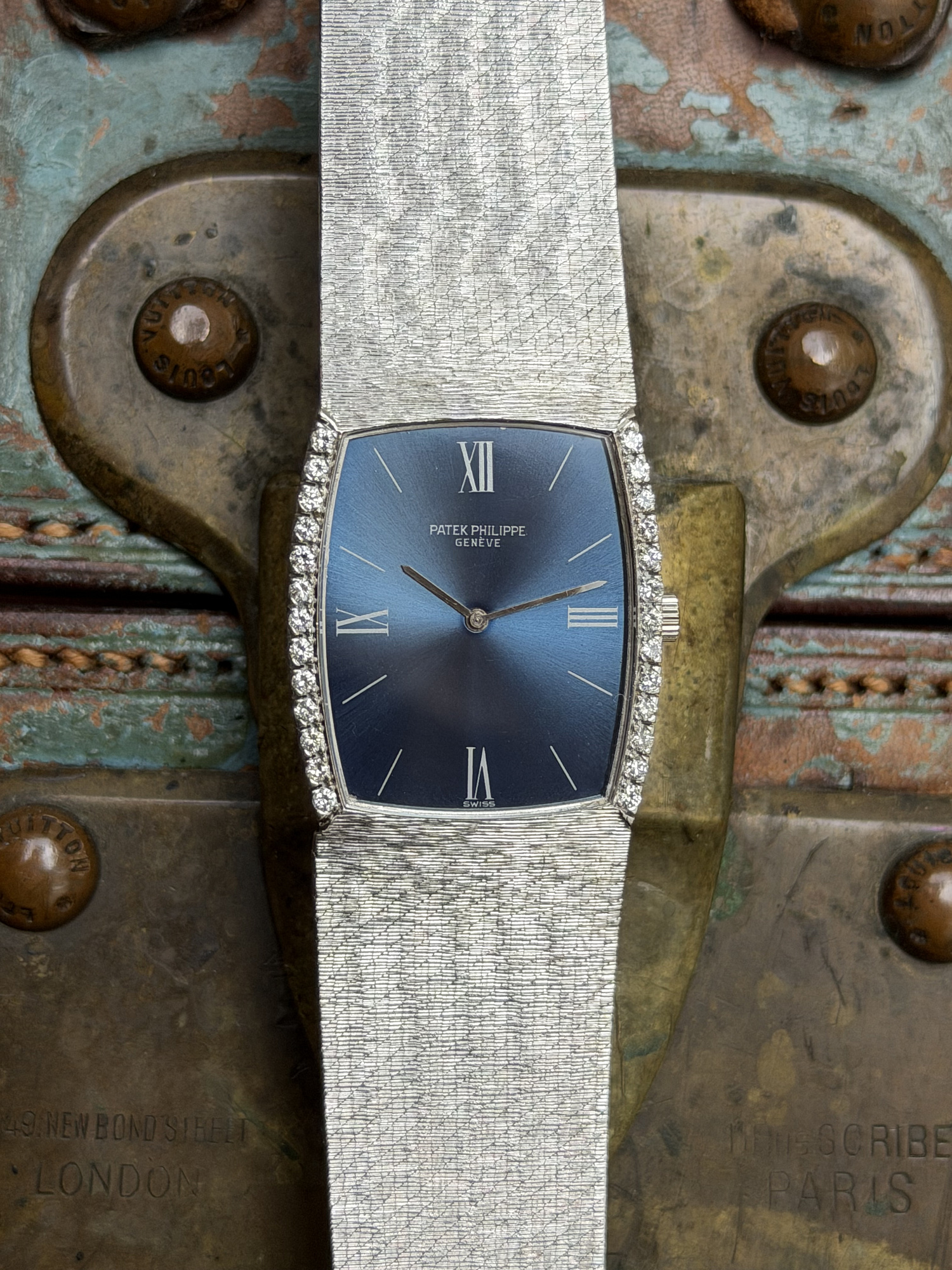Patek Philippe Gondolo White Gold and Diamonds 3528