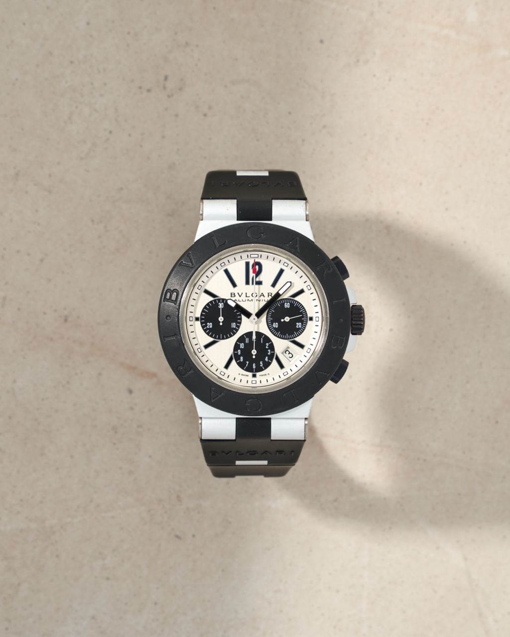 Bulgari Diagono Aluminium Panda Chronograph