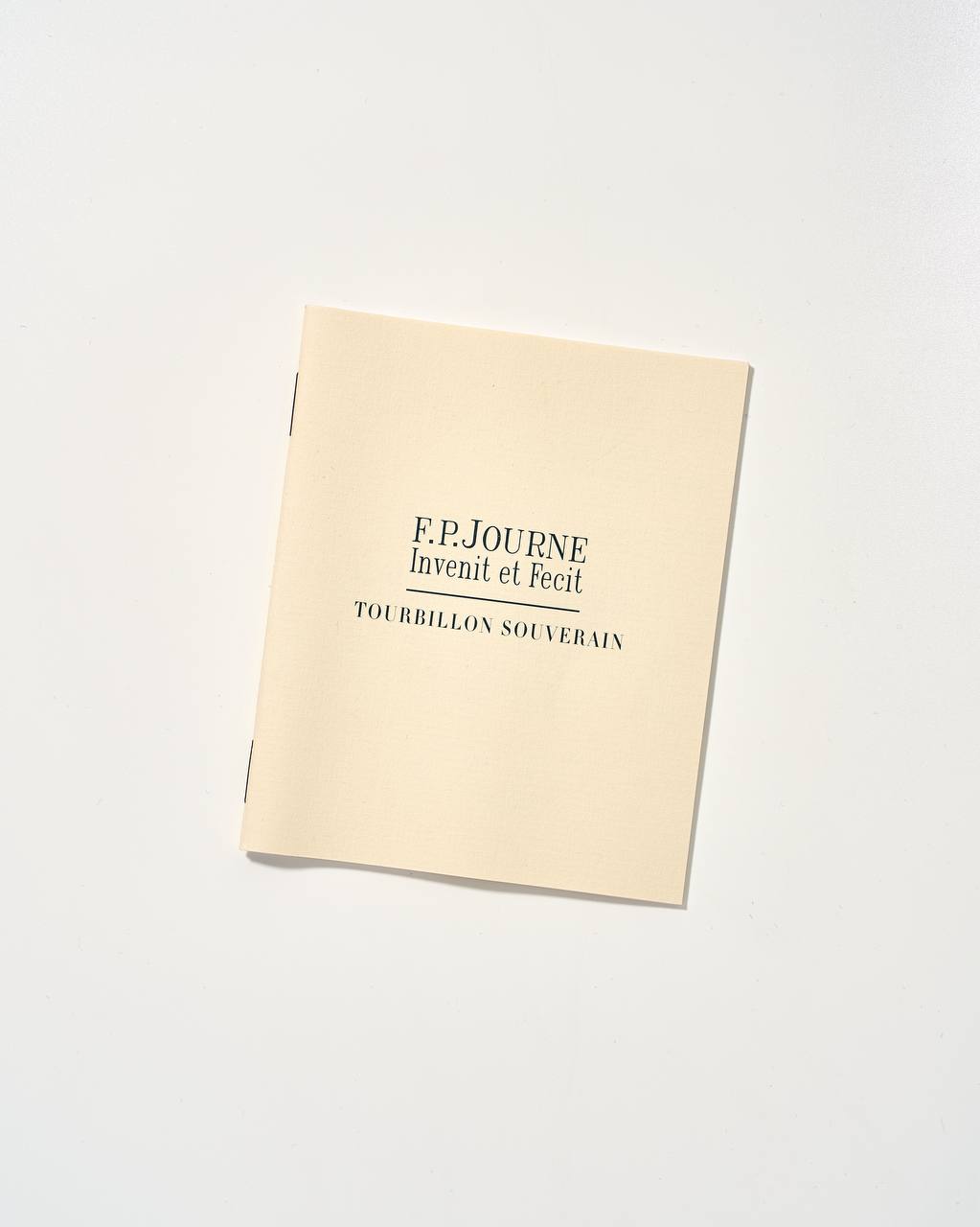 Инструкция F.P.Journe Tourbillon Souverain Instruction Booklet