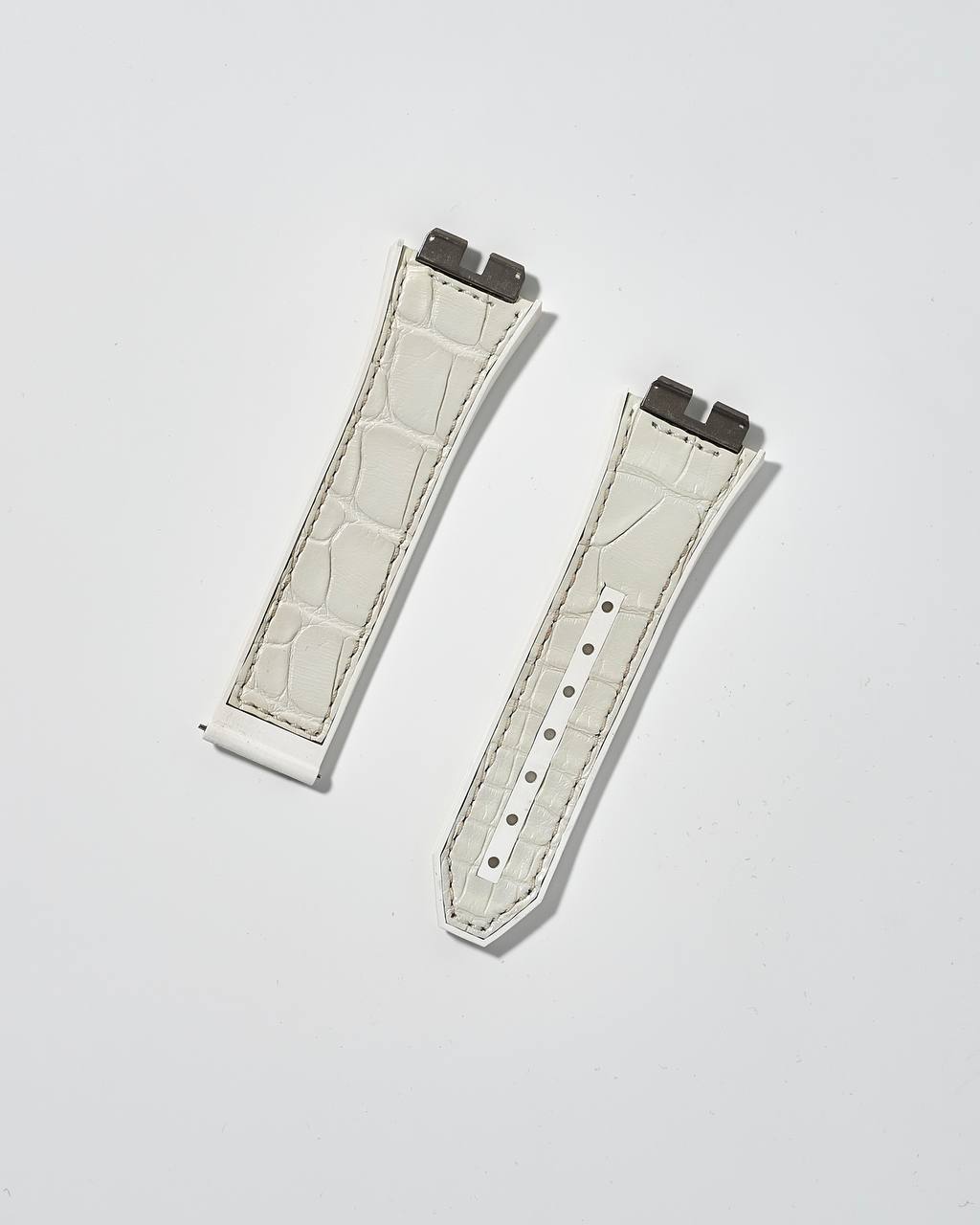 Ремешок Hublot Leather Strap 24x18mm White NOS
