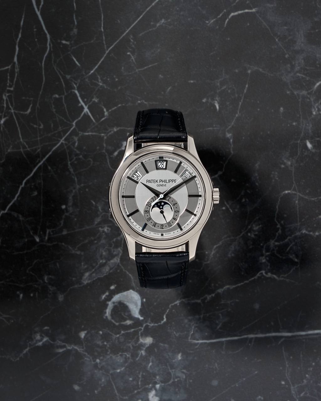 Patek Philippe Annual Calendar Moon Phase 5205 White Gold