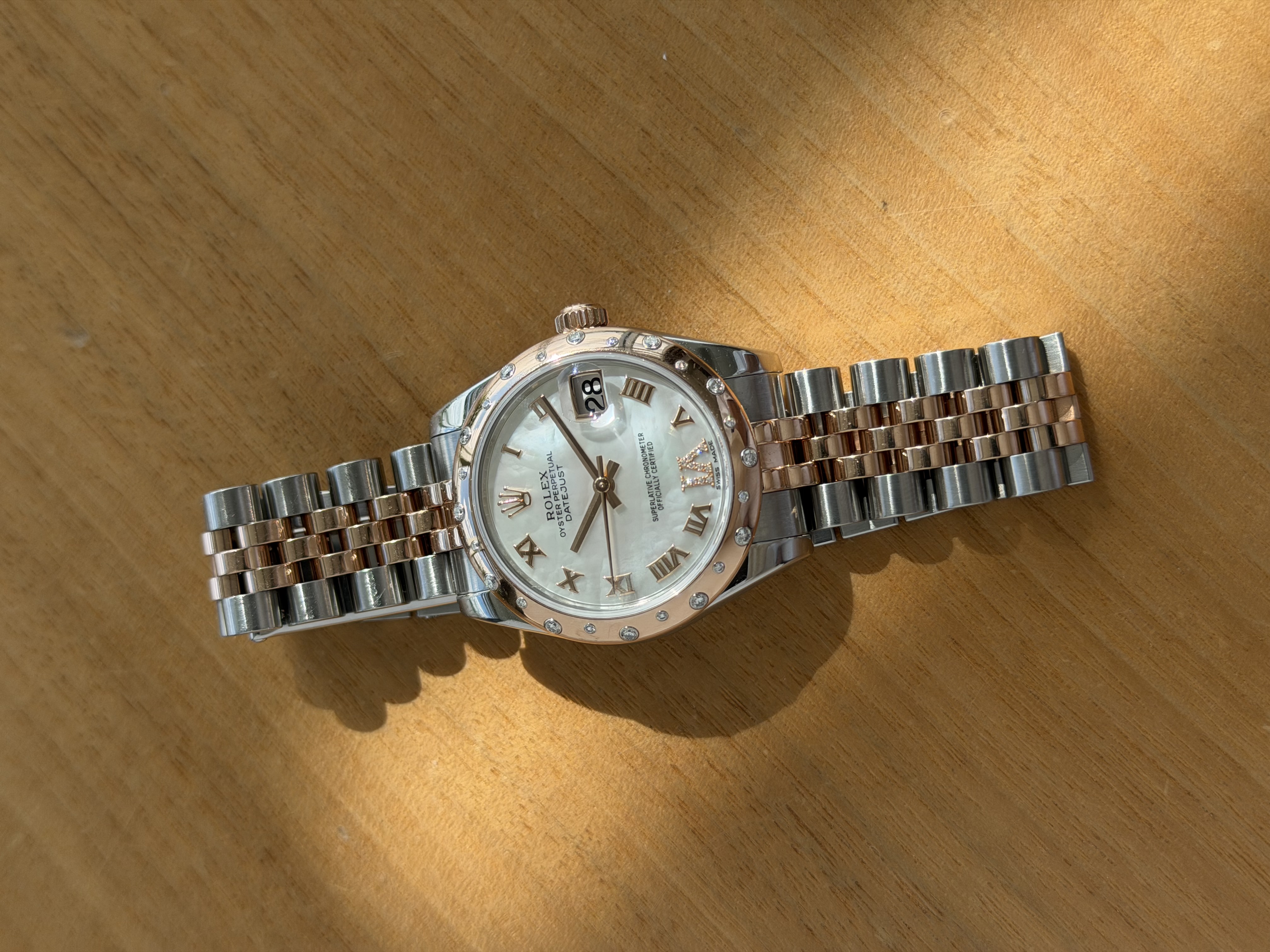 Rolex Datejust 31mm Diamonds and MoP Dial 178341