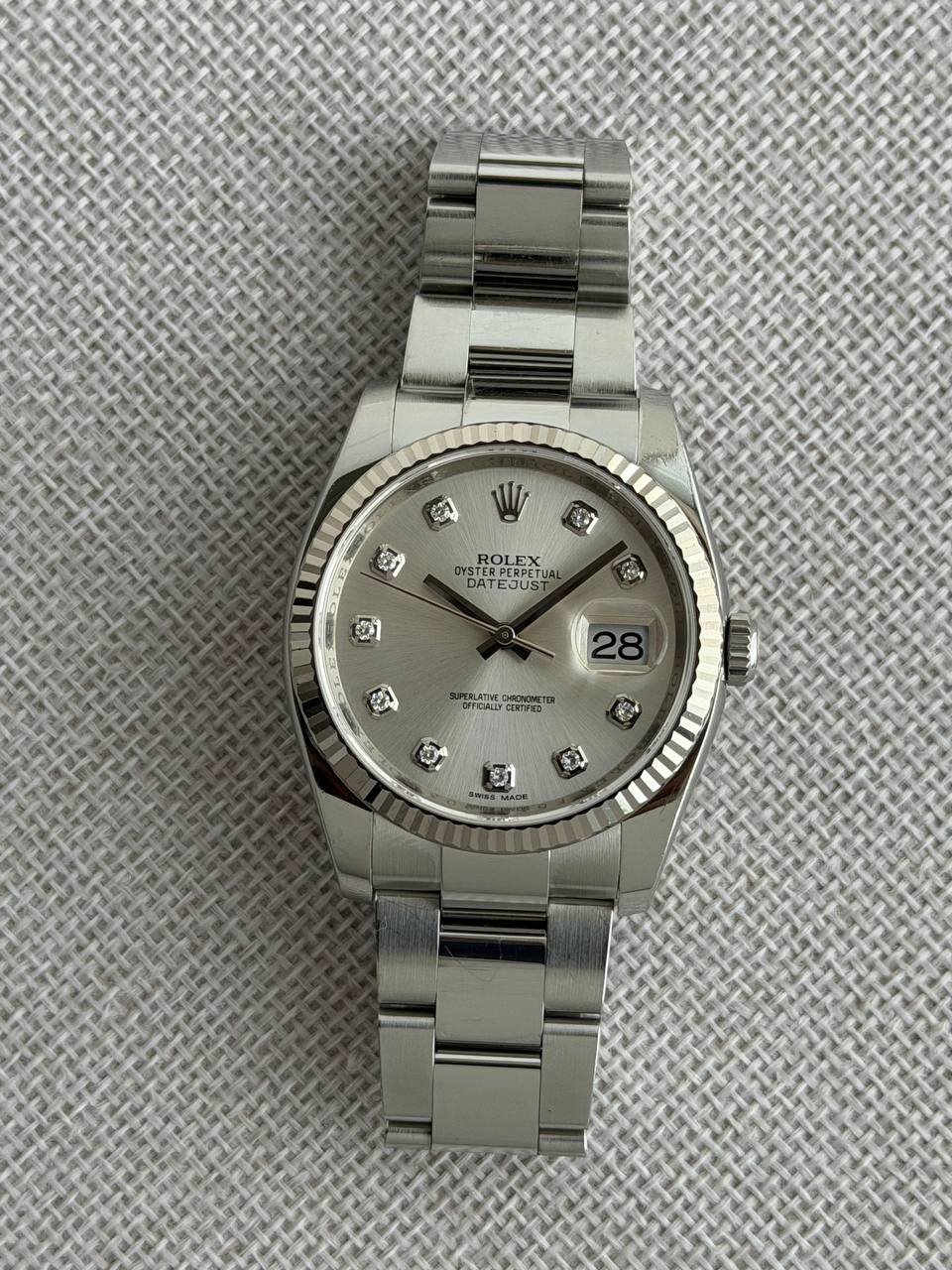 Rolex Datejust 36mm Diamond Markers 116234