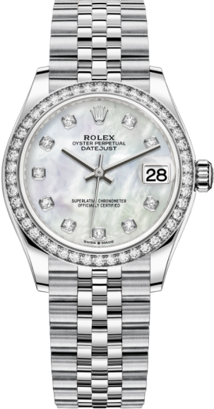 Rolex Datejust 31 Diamond Bezel MOP Diamond Dial with papers 2023 year NEW