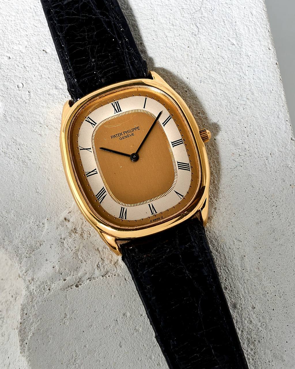 Patek Philippe Golden Ellipse Two-Tone Dial 3771