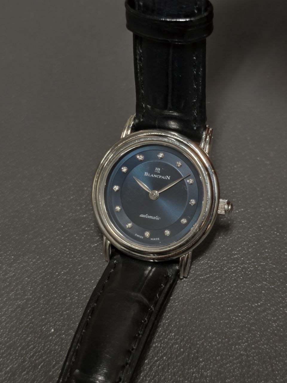 Blancpain Villeret Blue Diamond Dial Platinium LE
