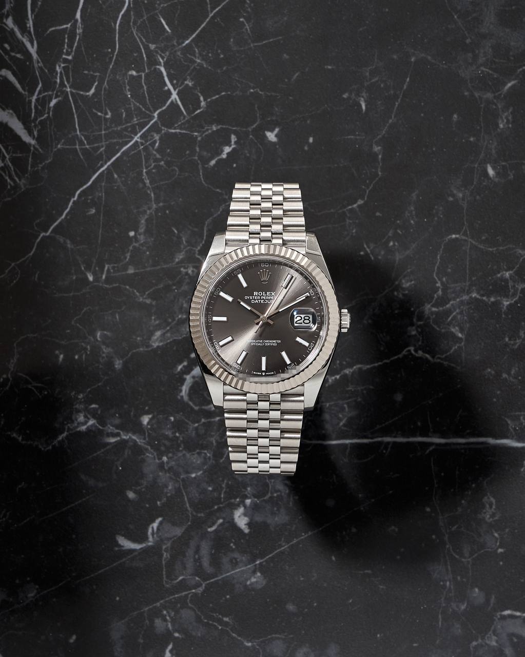 Rolex Datejust Jubilee 41mm Grey Dial 126334 