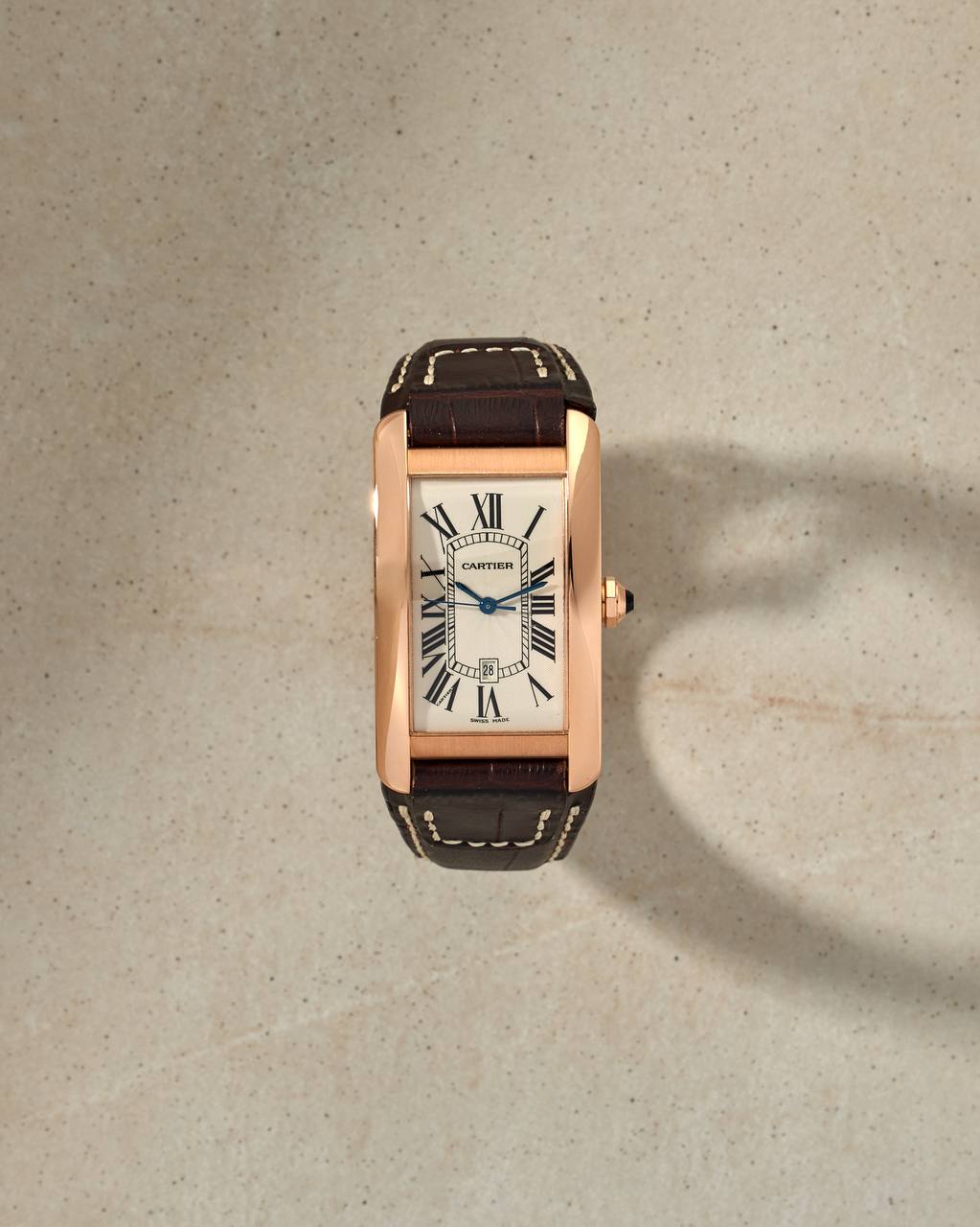 Cartier Tank Americaine Large Rose Gold 2505