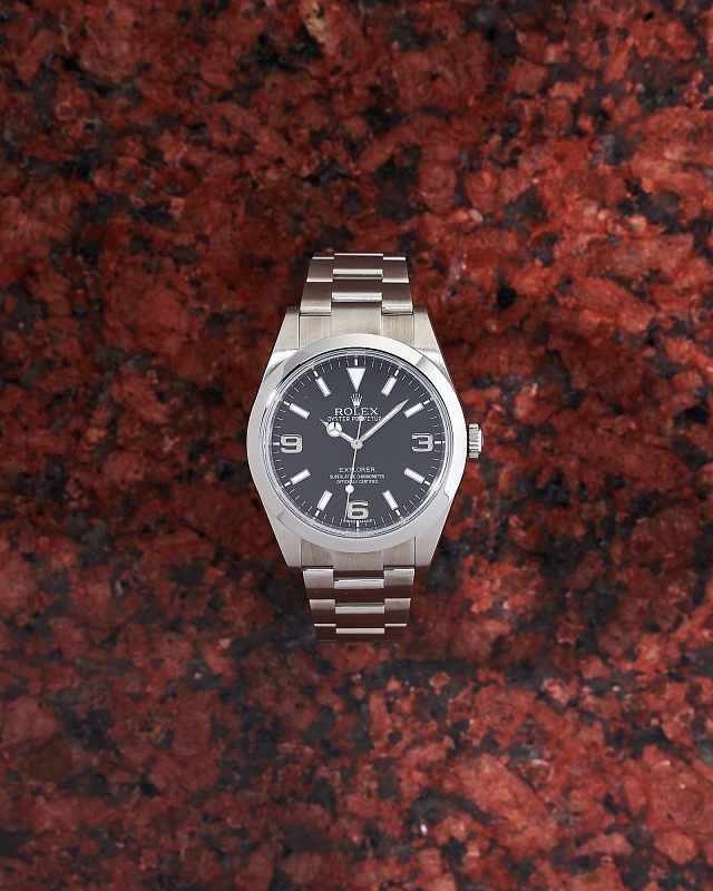 Rolex Oyster Perpetual Explorer 39mm B&P 2014 year