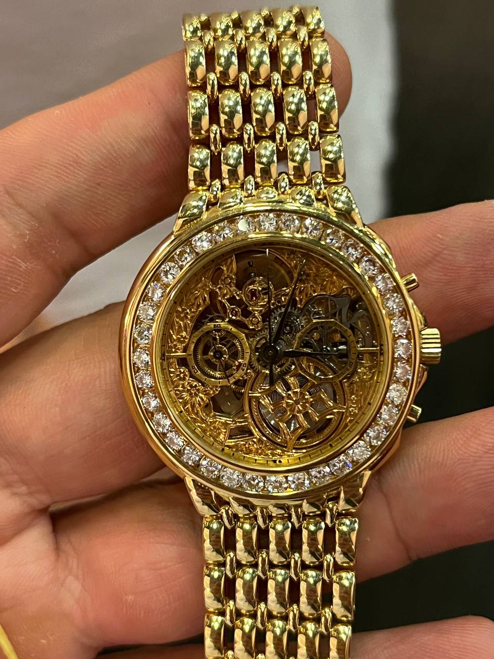 Piaget Lemania Yellow Gold&Diamond