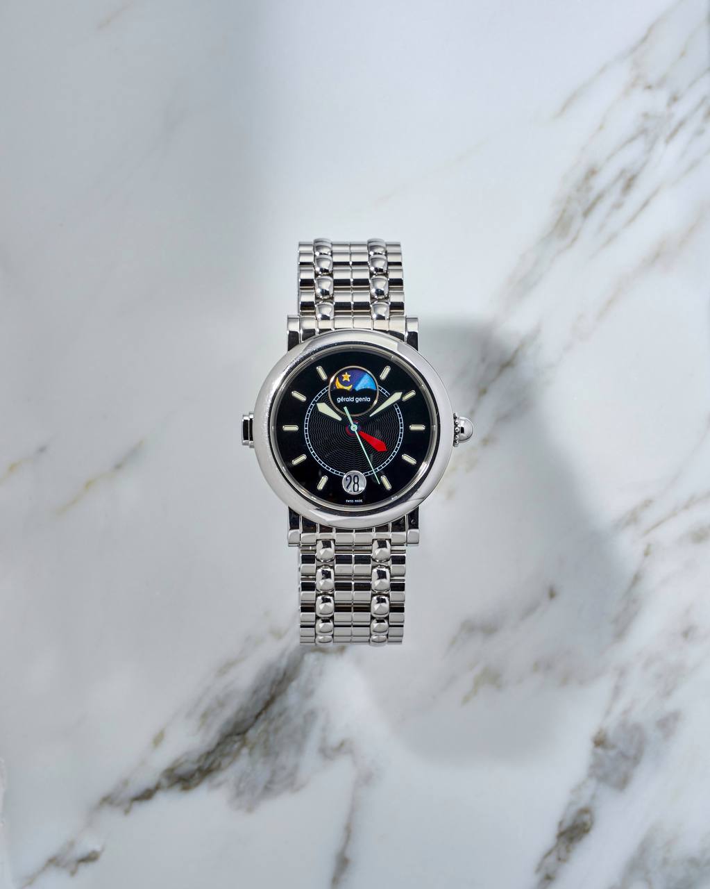 Gerald Genta Night & Day GMT Black Dial