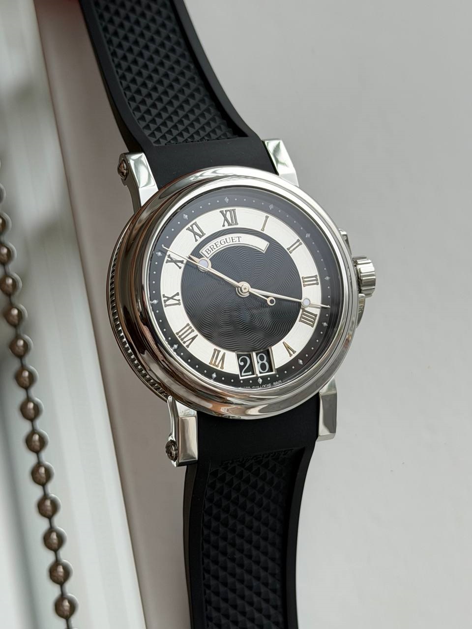 Breguet Marine Big Date Black Dial 5817
