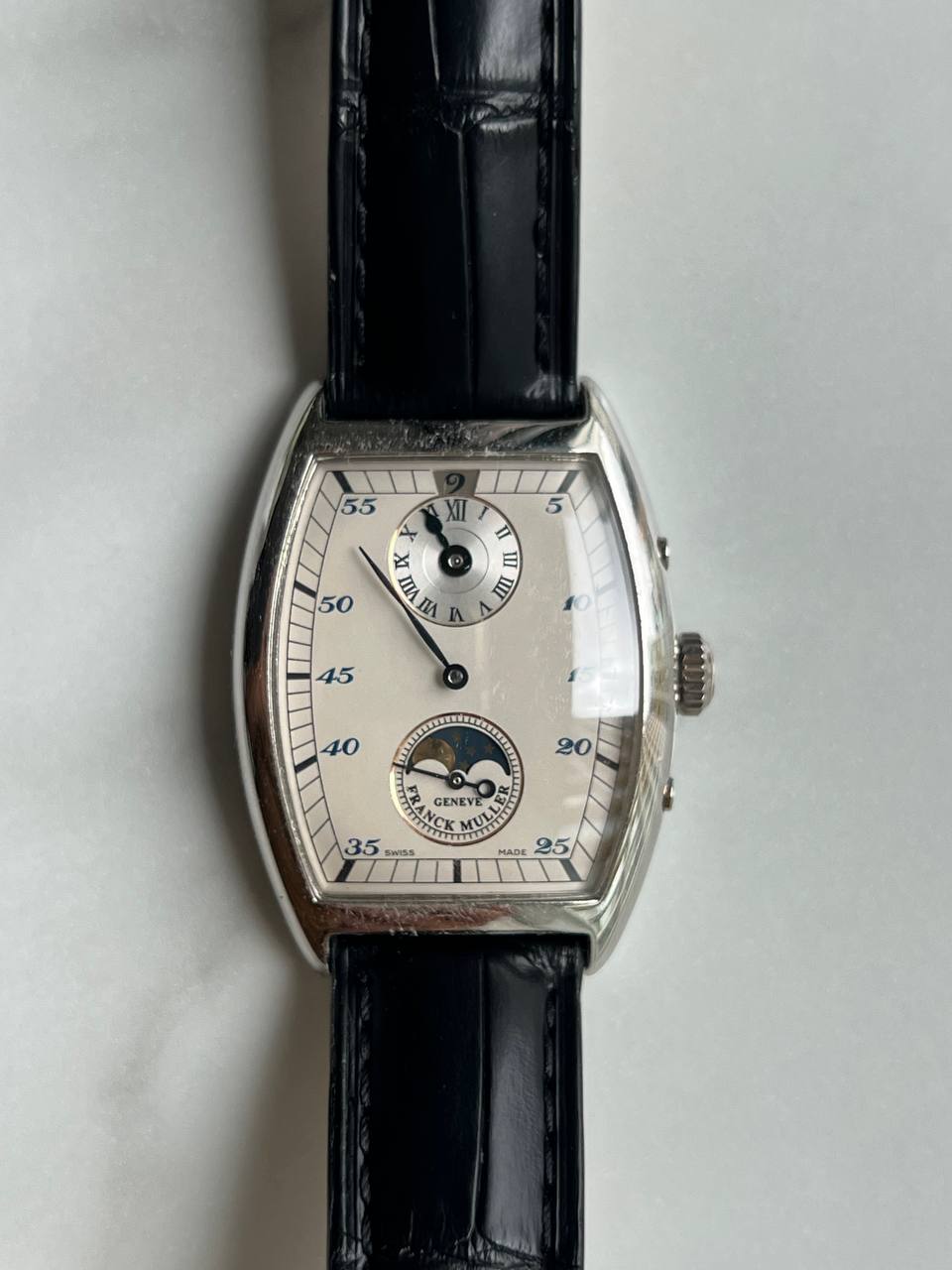 Franck Muller Jump Hour Moonphase Platinum 7500 DS L