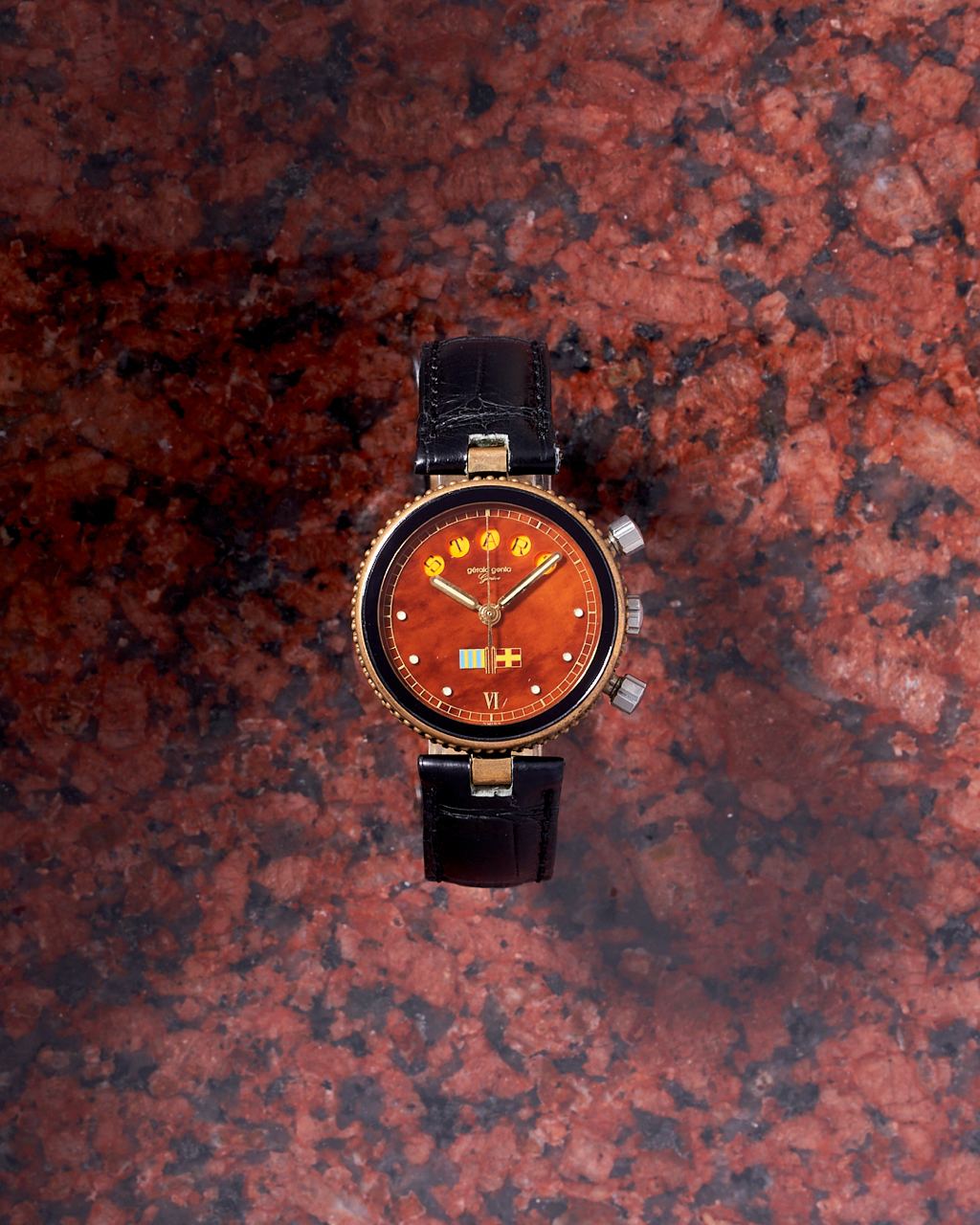 Gerald Genta Gefica Safari Bronze 