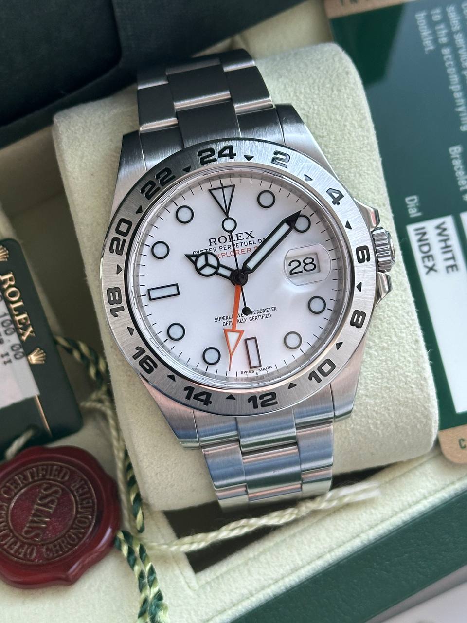 Rolex Explorer II 42mm White Dial 216570