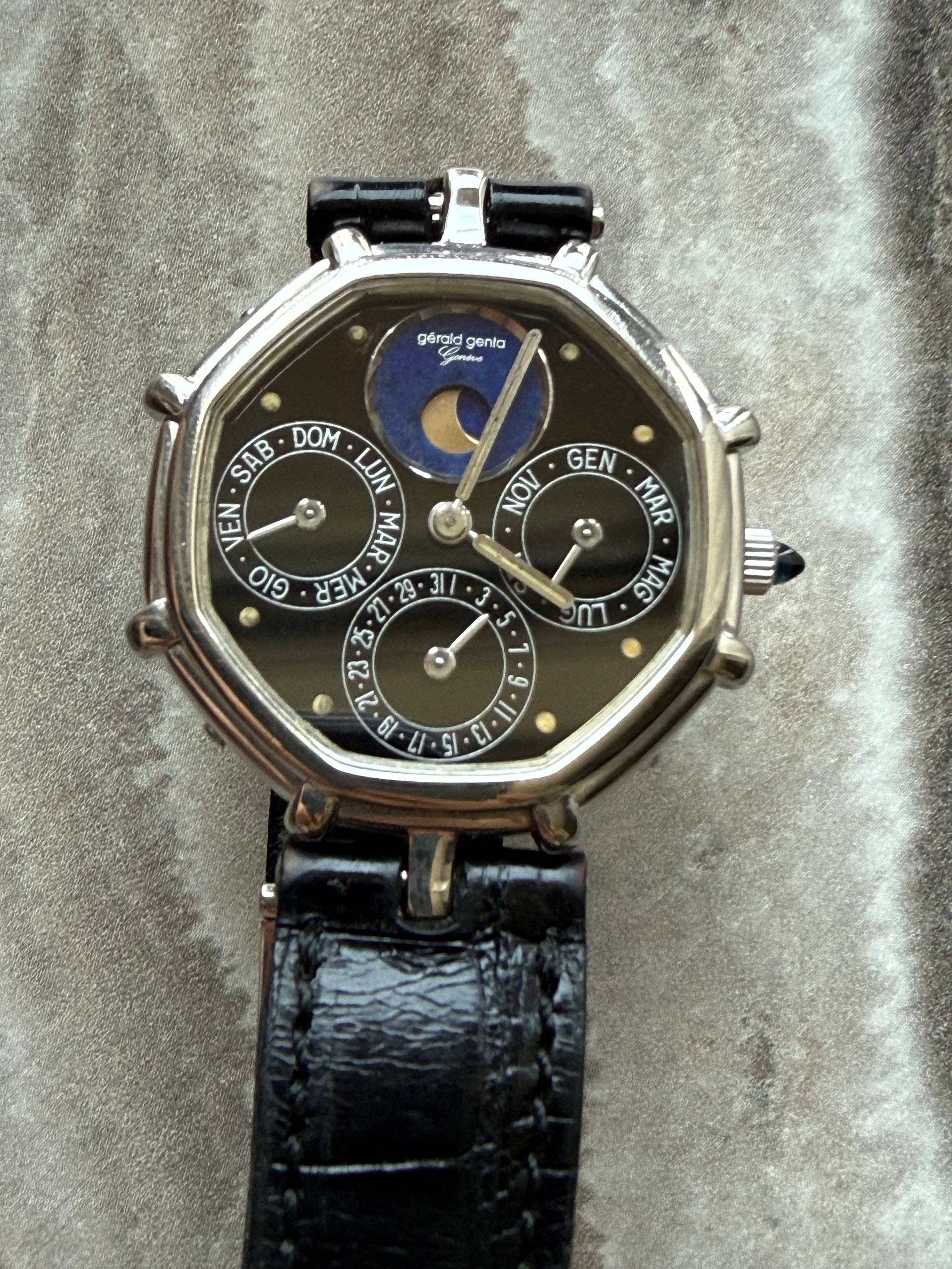 Gérald Genta Perpetual Calendar White Gold