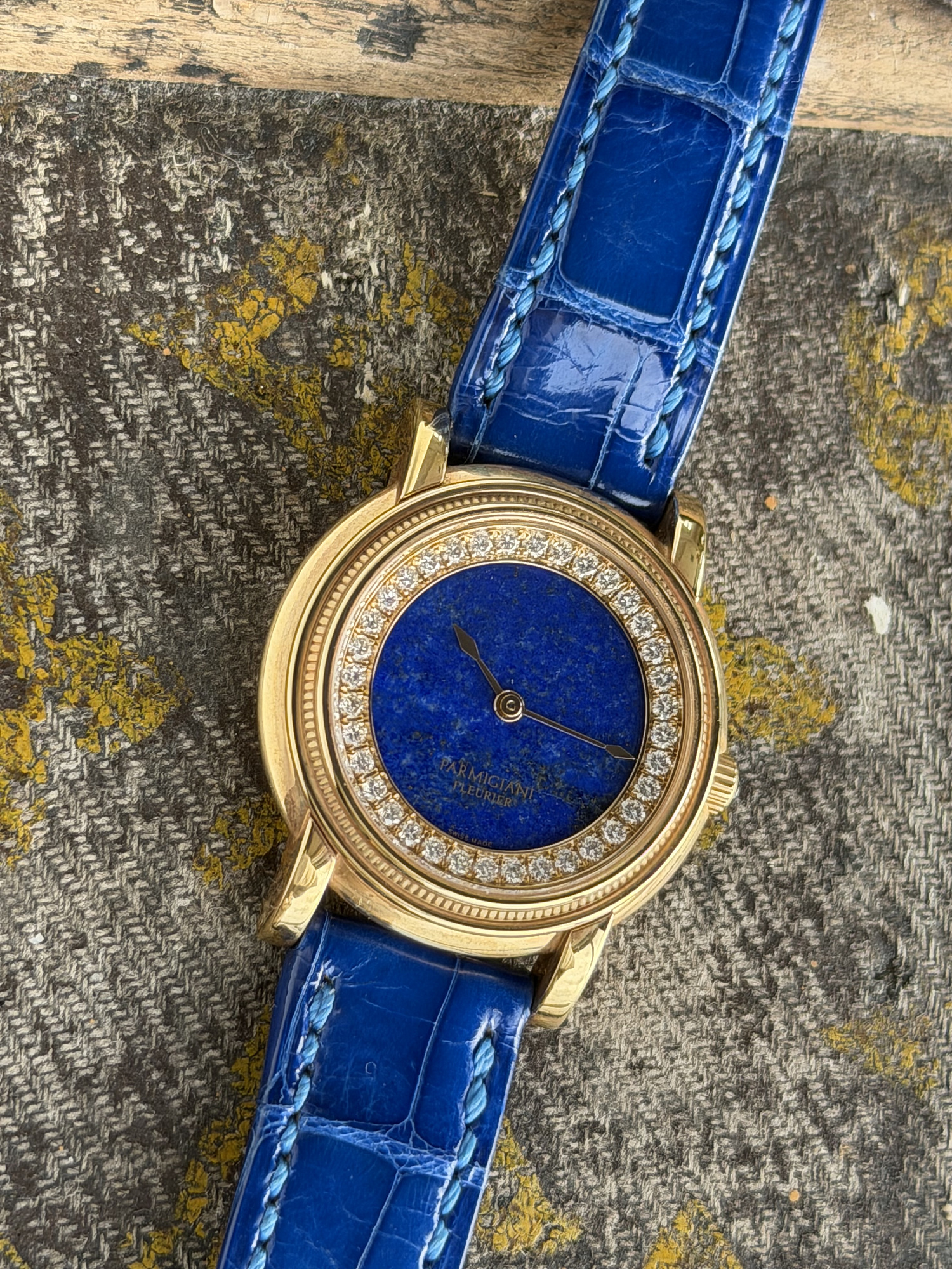 Parmigiani Fleurier Toric Classic Lapis Lazuli Diamond Dial