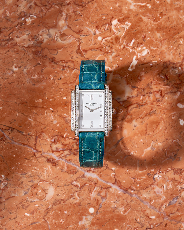 Patek Philippe Gondolo Diamond  White Gold  4825