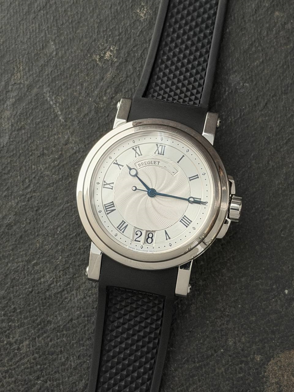 Breguet Marine Big Date 5817 Silver Dial