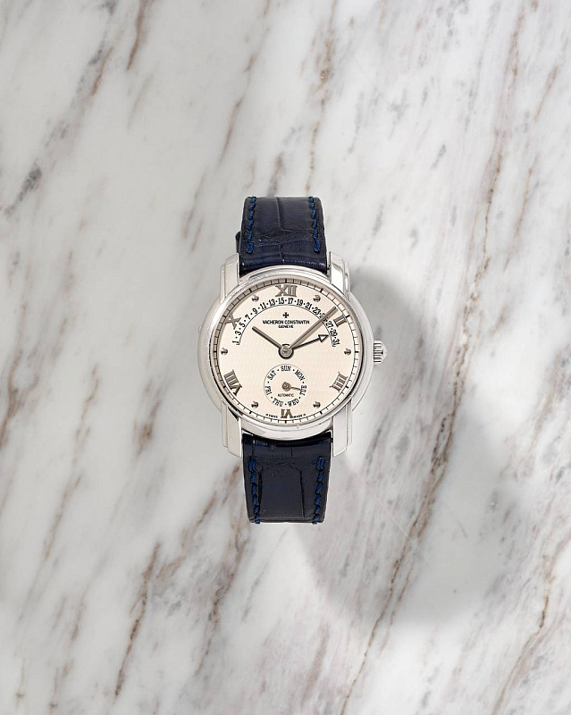 Vacheron Constantin Patrimony 31 Day Retrograde 47245 White Gold