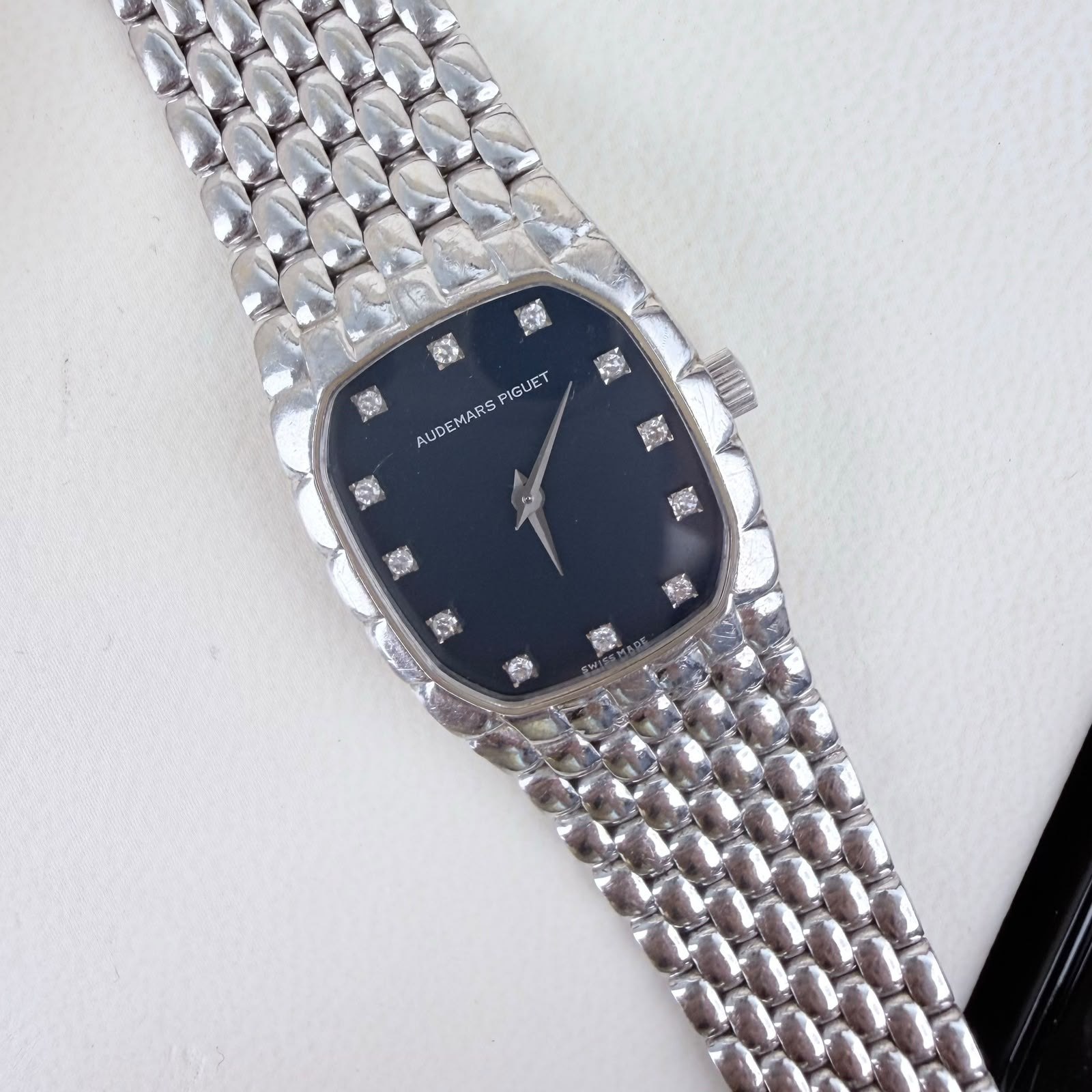Audemars Piguet Cobra White Gold Diamond Markers 