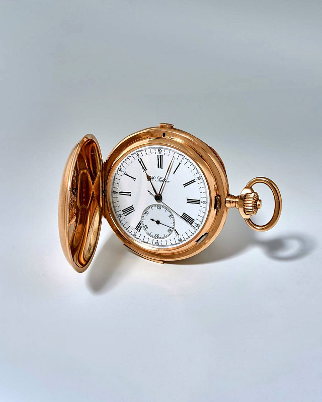 Qte Salter Pocket Watch Minute Repeater