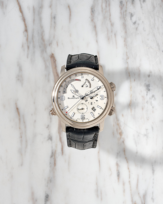 Blancpain Leman Reveil GMT White Gold 