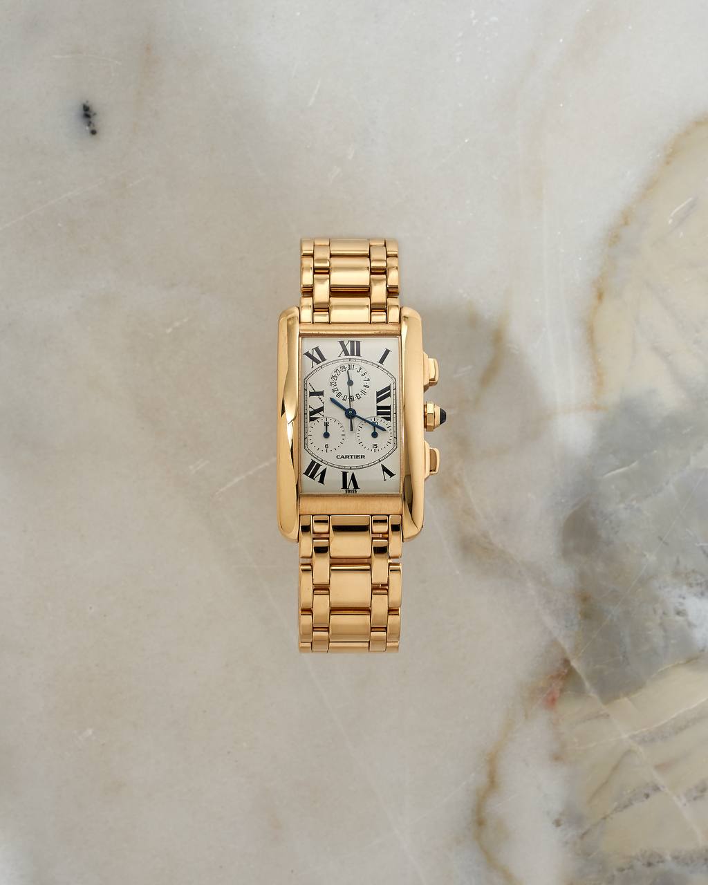 Cartier Tank Américaine Chronoflex 1730 