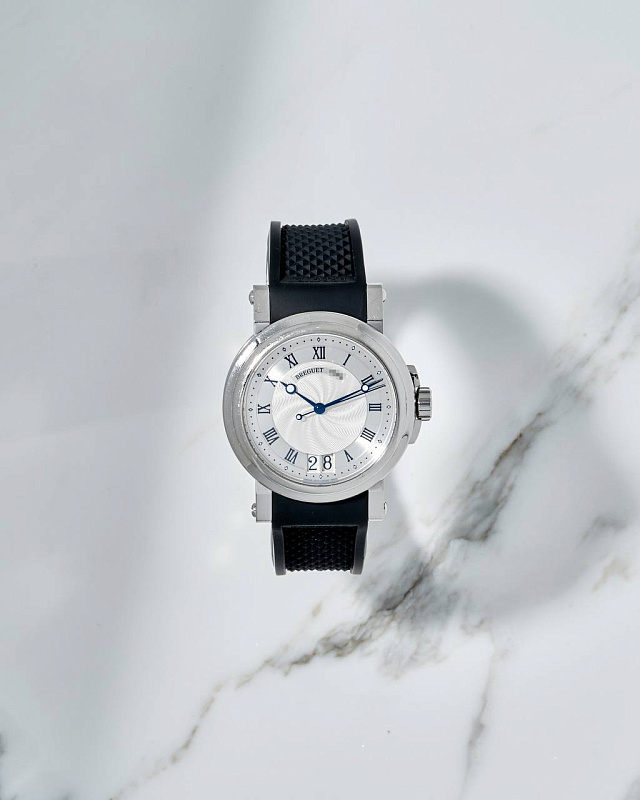 Breguet Marine Big Date 5817 Silver Dial