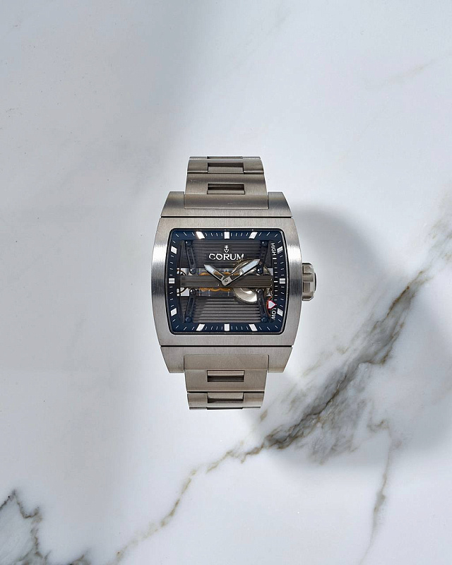 Corum Ti-Bridge Power Reserve Manual Wind Titanium