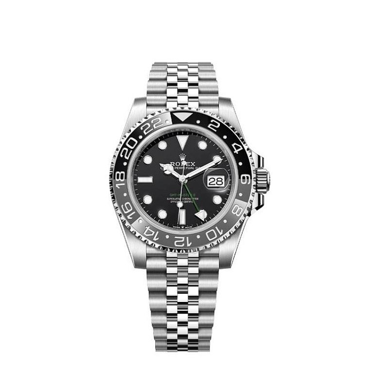 Rolex GMT Master II Bruce Wayne 126710GRNR NEW 
