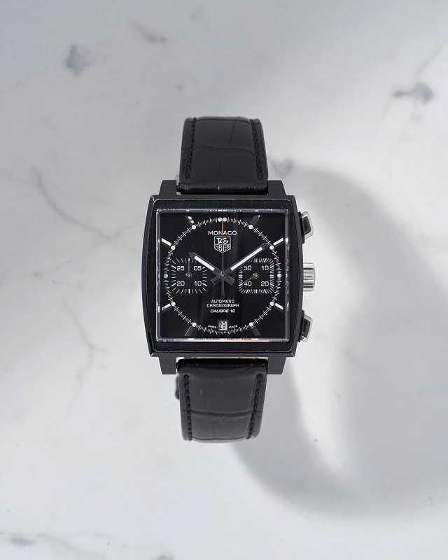 TAG Heuer Monaco Calibre 12 Black Dial
