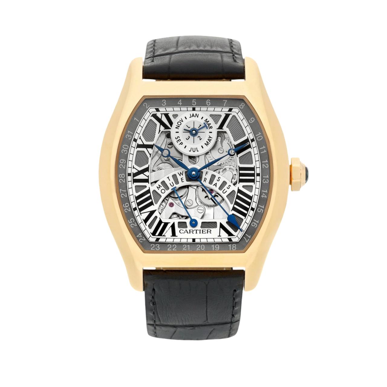 Cartier Tortue XL Perpetual Calendar 3124