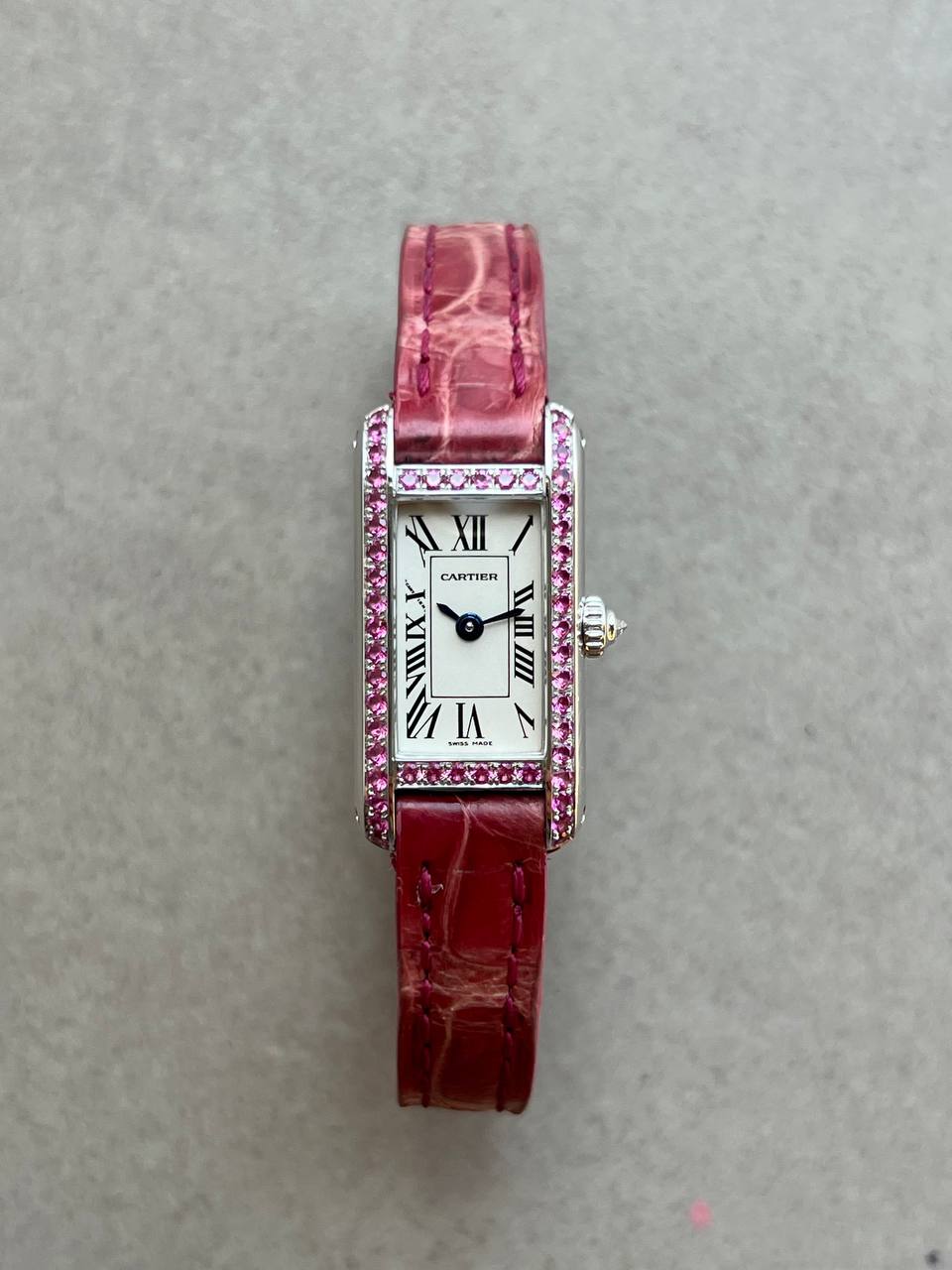Cartier Tank Allongee Small White Gold 2525