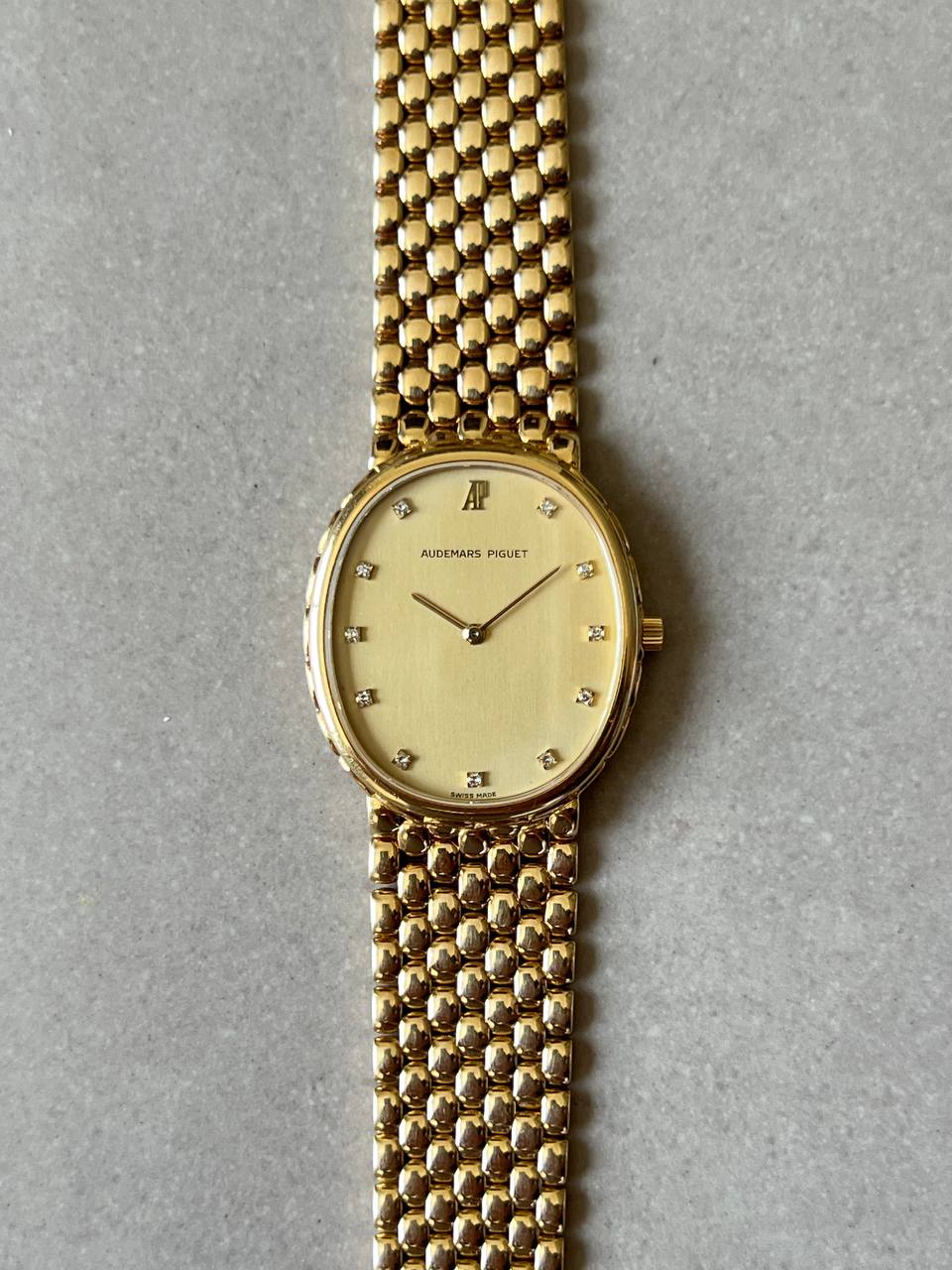 Audemars Piguet Ellipse Champagne Diamond Dial
