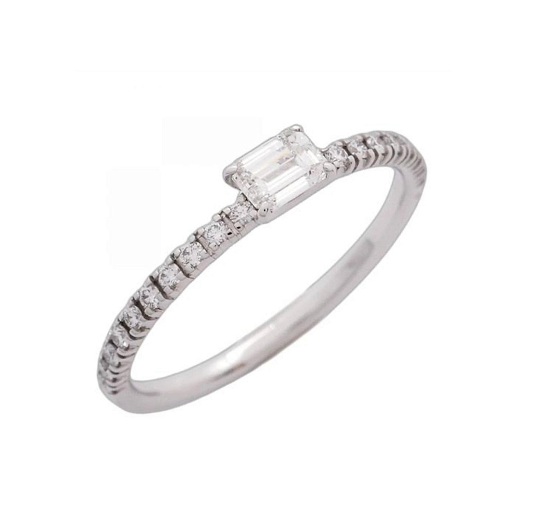 Cartier Etincelle Ring White Gold & Diamonds 