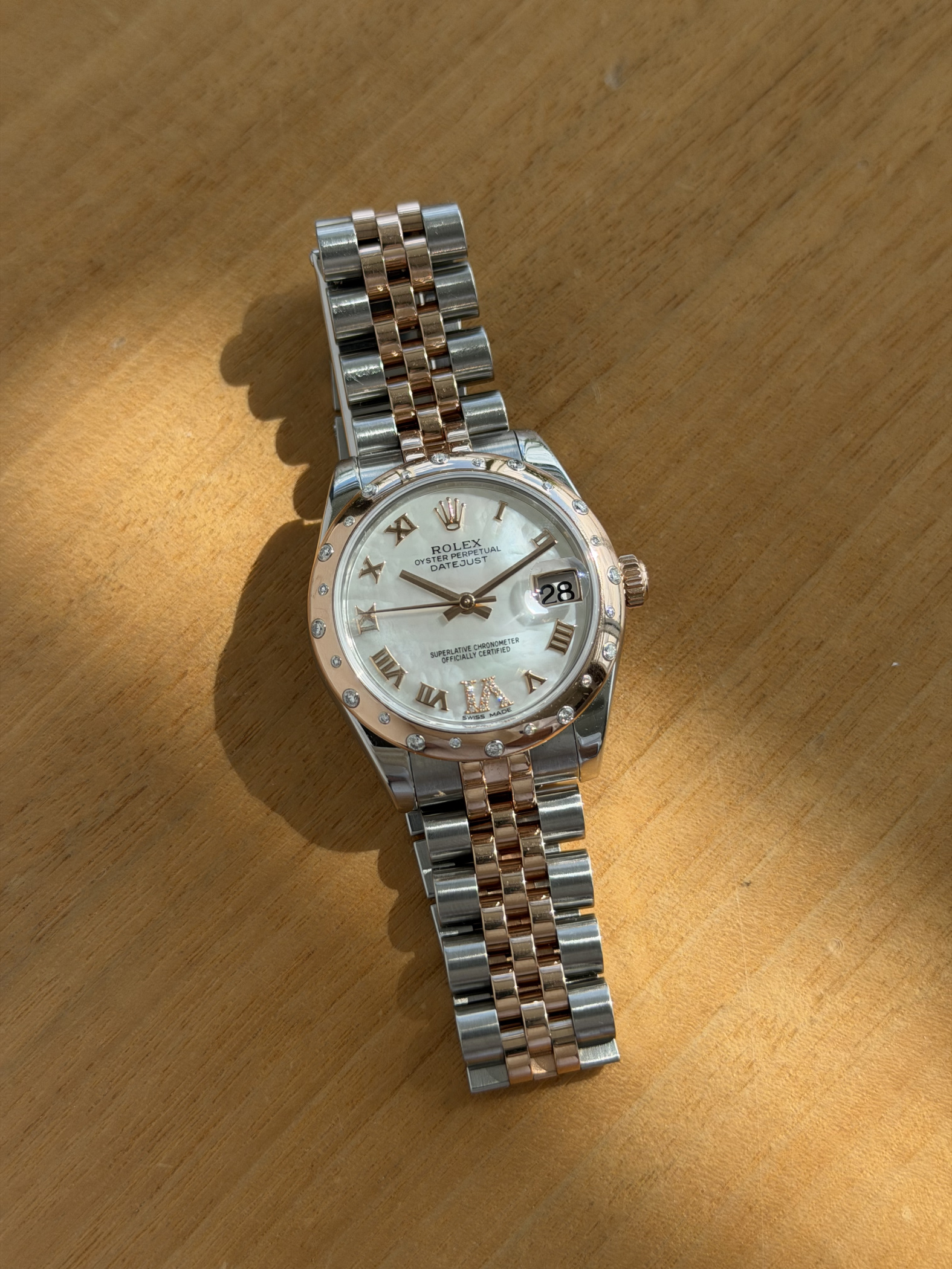 Rolex Datejust 31mm Diamonds and MoP Dial 178341