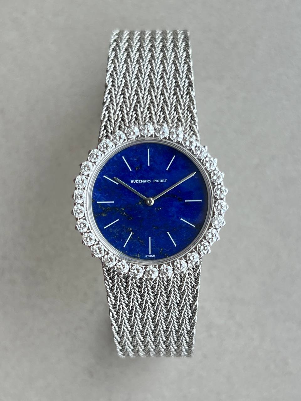 Audemars Piguet Vintage White Gold Lapis Lazuli Dial