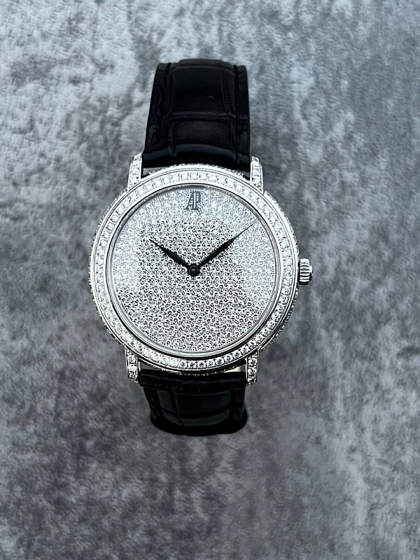 Audemars Piguet Jules White Gold Pave Diamonds 15123BC