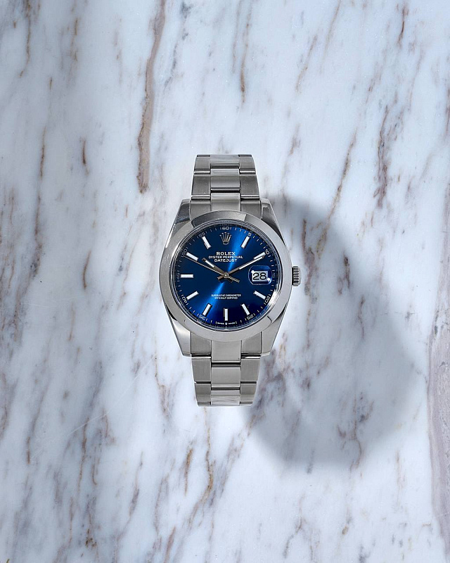 Rolex Oyster Datejust 41mm Blue Dial 126300 