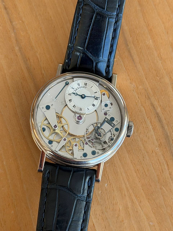 Breguet Tradition Manual Wind White Gold 7027