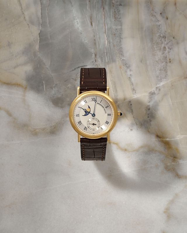 Breguet Classique Manual Winding Moon Phase Yellow Gold