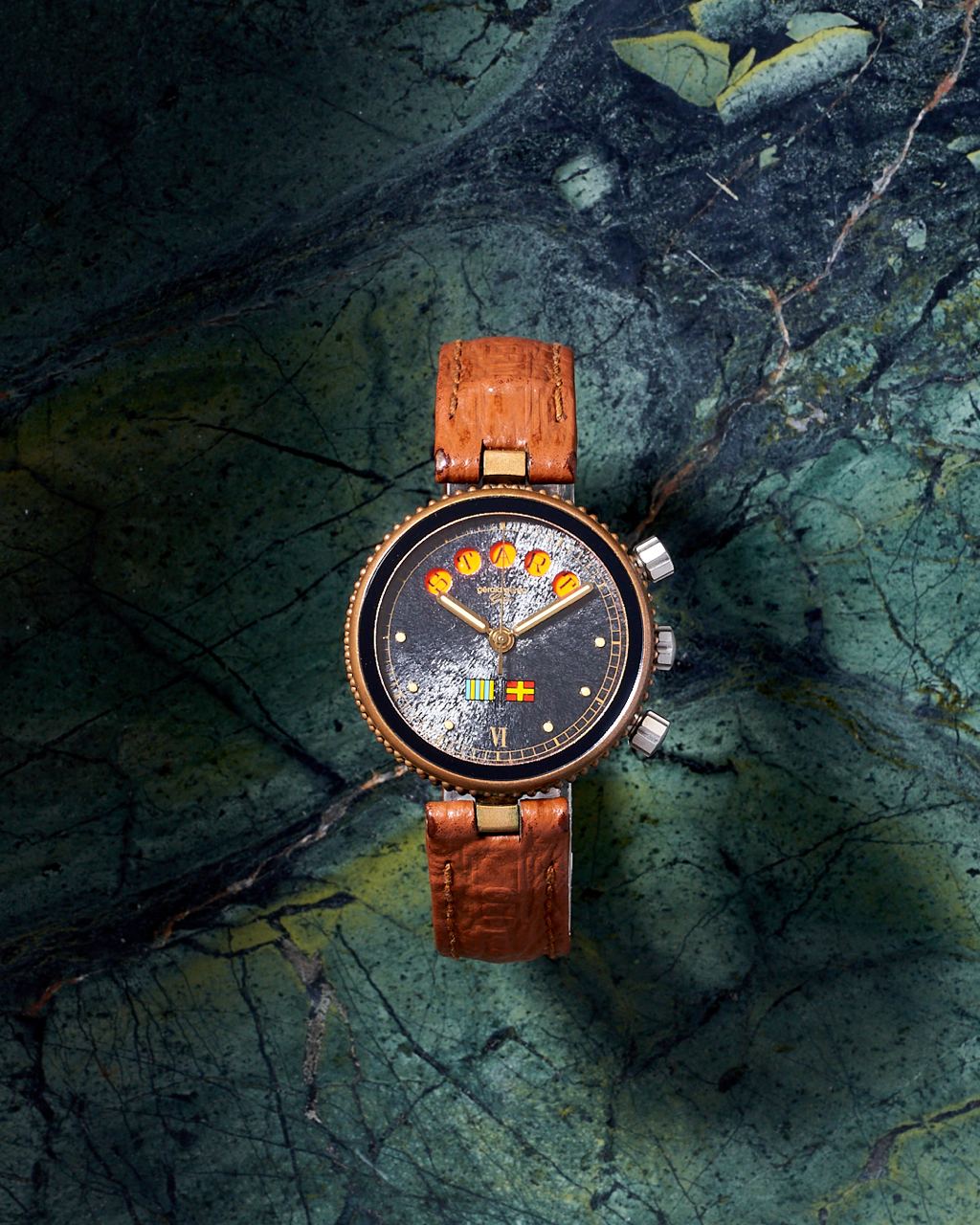 Gerald Genta Gefica Safari Bronze 