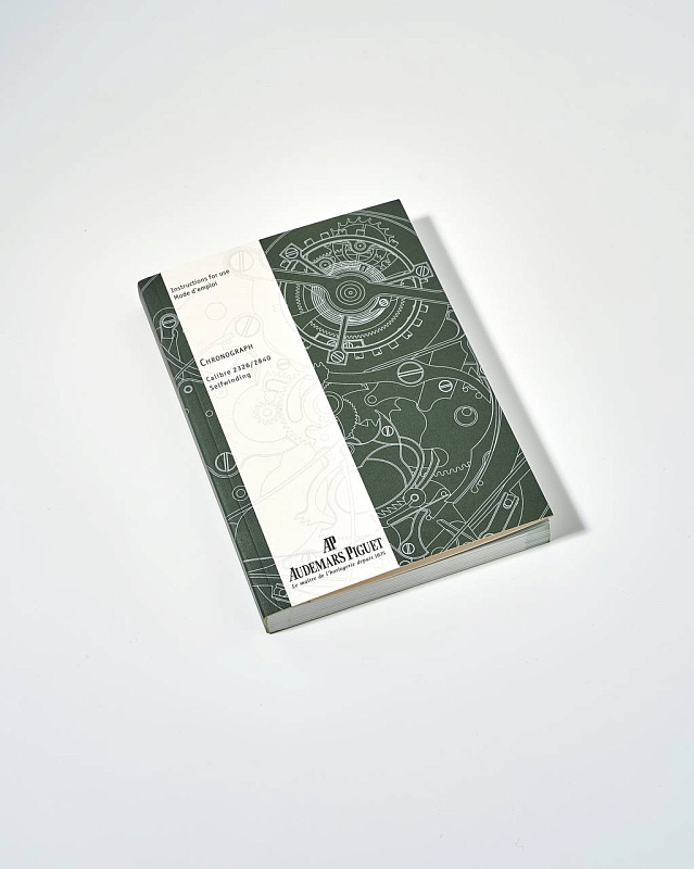 Инструкция Audemars Piguet Instruction Calibre 2326/2840 Booklet