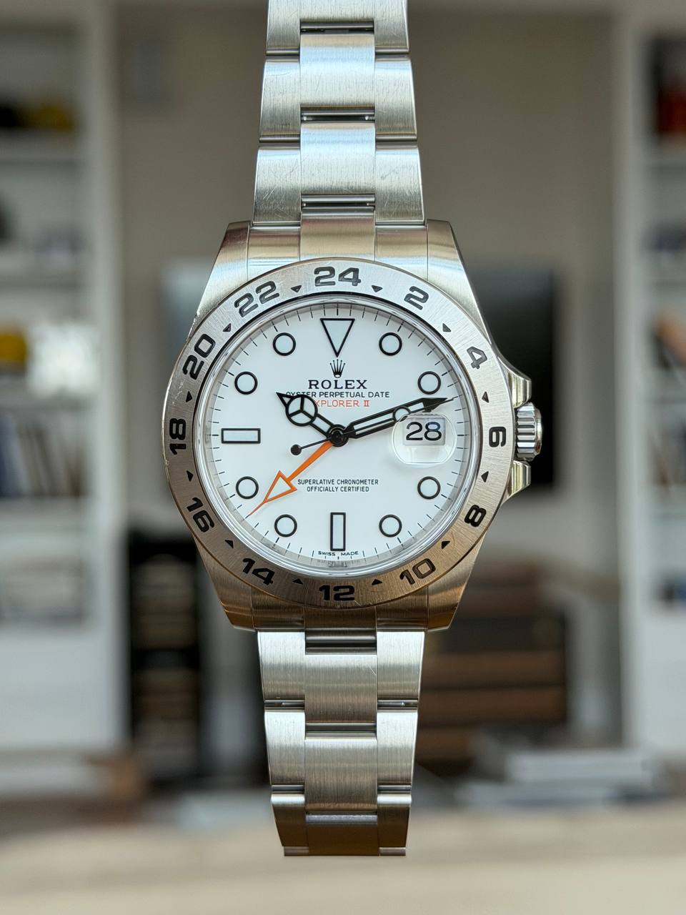 Rolex Explorer II 42mm White Dial 216570